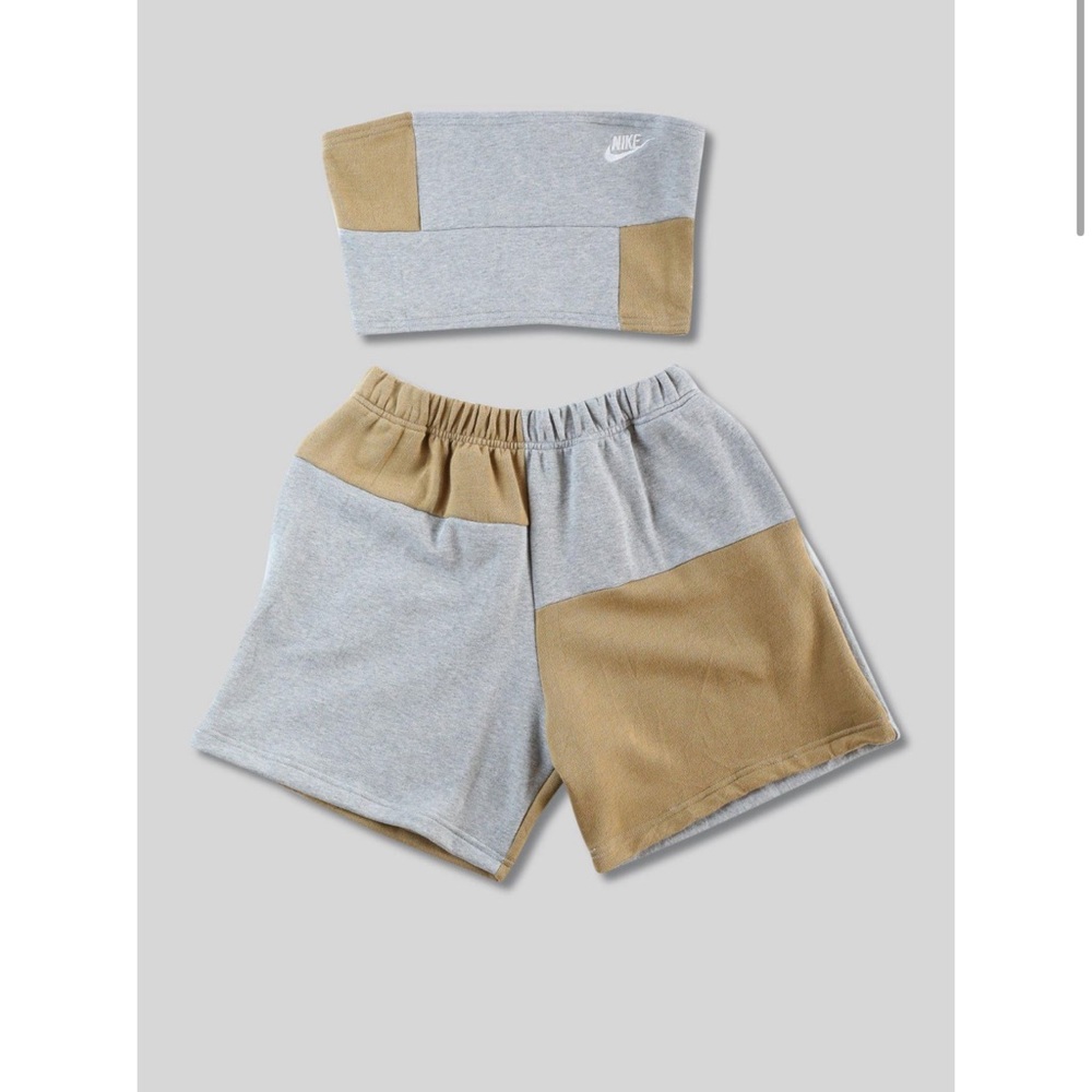 Frankie Collective Rework Nike Patchwork
Sweatshorts Set